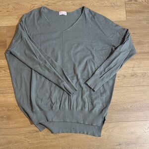 Pink Lily V-Neck Sweater